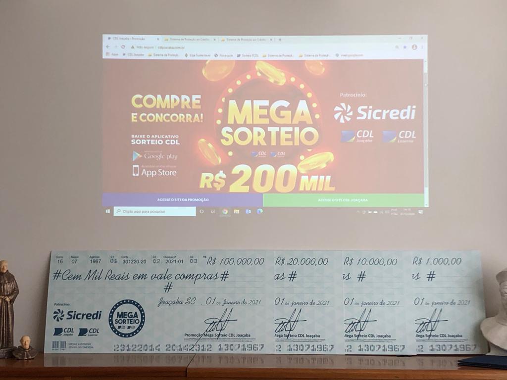 CDL - Número sorteado de acordo com o resultado da loteria Federal